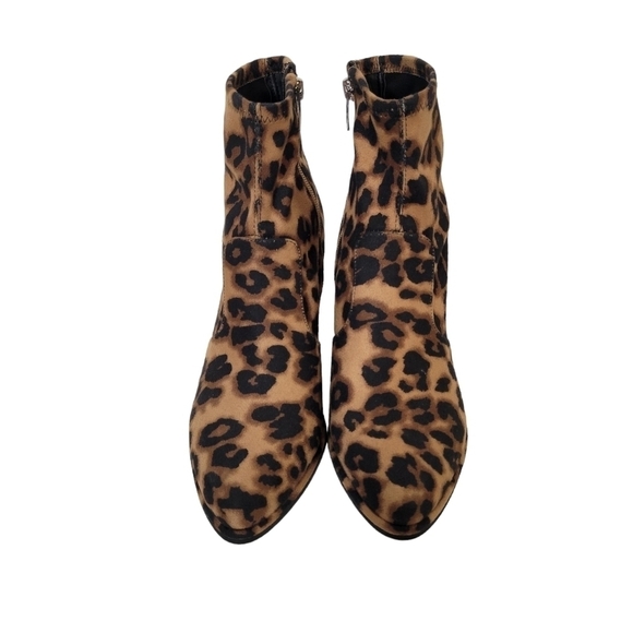 Marc Fisher Leopard Print Leave2 Ankle Boots Like New - Picture 4 of 11